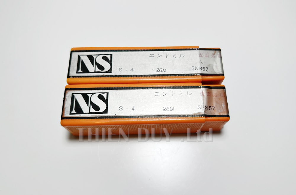 Dao phay ngón thép gió NL-4-SKH57 - NS-TOOLS - D26