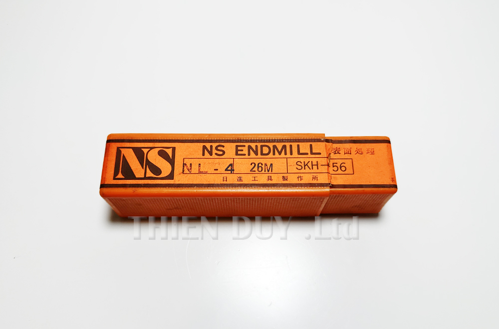 Dao phay ngón thép gió NL-4-SKH56 - NS-TOOLS - D26