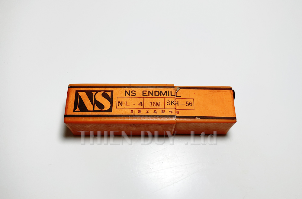Dao phay ngón thép gió NL-4 35M-SKH56 - NS-TOOLS - D35