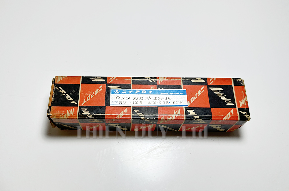 Dao phay ngón hợp kim K20N(LONG N CUT)50x125x42x235 - NICHIALOY - D50